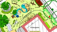 Naturnaher Spielplatz an der Kindergartentagesstätte in Burgbrohl